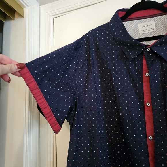 Men's XXXL Button Down Shirt Bundle of 2 Craft + Flow - Picture 8 of 15